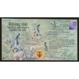 2003 Blitzkrieg 1940 cover signed by 8 Battle of Britain participants. Unaddressed, fine.