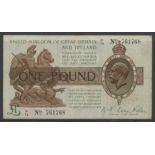 1923 Fisher £1 B1 72 761768