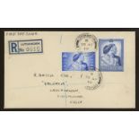 1948 Silver Wedding plain FDC with Latchingdon registered CDS. Neatly written address, fine.