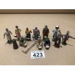 A QUANTITY OF EARLY LEAD FIGURES, INCLUDES BRITAINS AND TEMPO