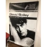 A PROMO POSTER BY DAVID BAILEY OF JOHNNY DEPP FOR THE BARBICAN ART GALLERY 152 X 101CM