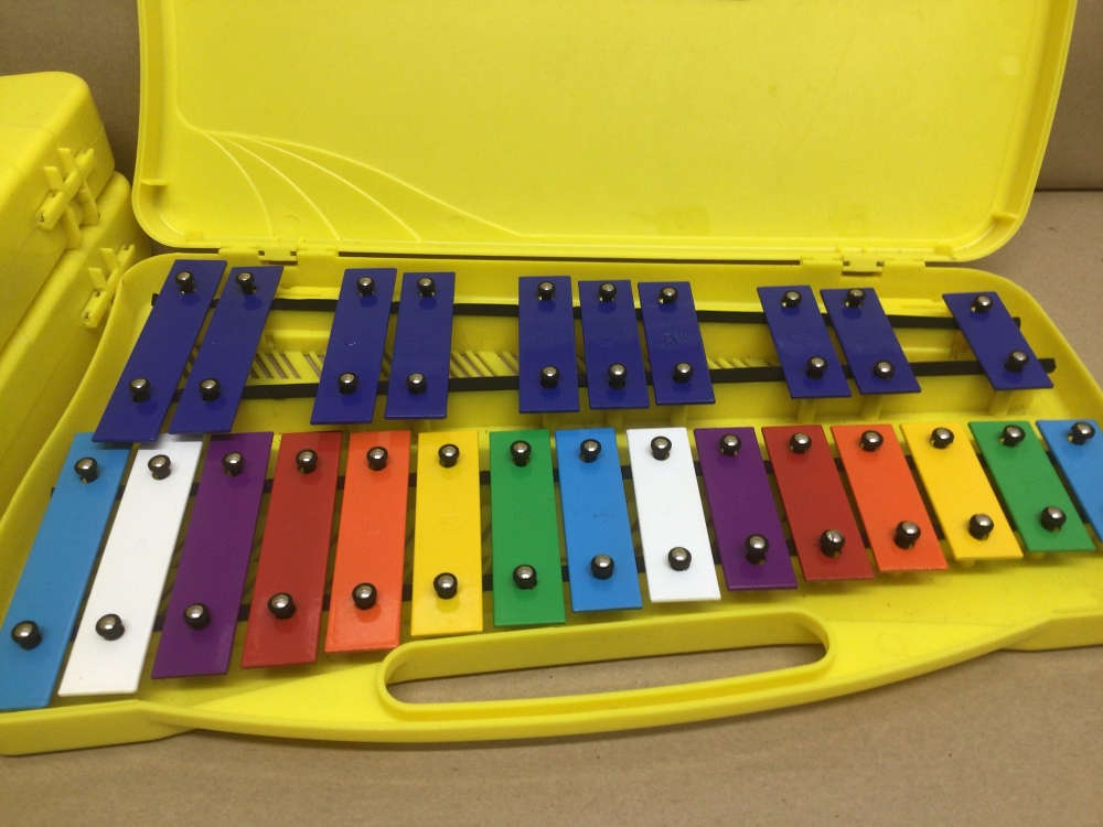 THREE TOY XYLOPHONES (METALLOPHONE) - Image 2 of 3