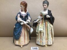 TWO ROYAL DOULTON FIGURINES (THE HON FRANCES DUNCOMBE) HN3009 25CM AND (ISABELLA COUNTESS OF SEFTON)