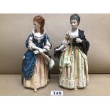 TWO ROYAL DOULTON FIGURINES (THE HON FRANCES DUNCOMBE) HN3009 25CM AND (ISABELLA COUNTESS OF SEFTON)