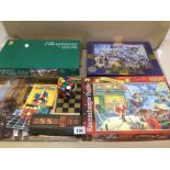 JIGSAW PUZZLES, RUBIK'S CUBES, AND VINTAGE DOMINOES