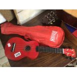 TWO CHILDS RED MAHALO UKULELE