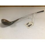 A DANISH SILVER PLATE GOLF CLUB 22.5CM