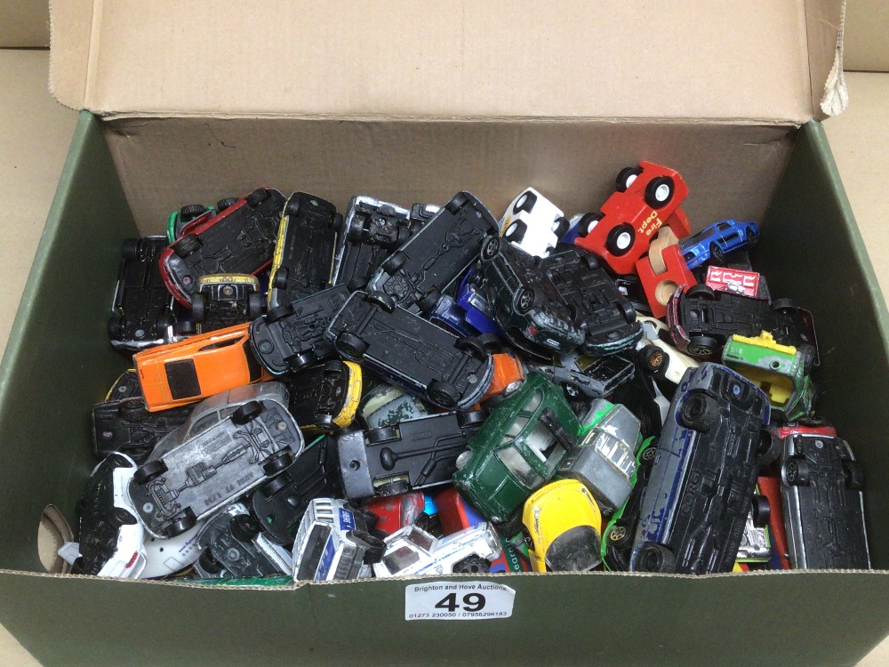 A QUANTITY OF PLAY WORN DIE-CAST TOY VEHICLES, CORGI AND MAJORETTE AND MORE - Image 2 of 2