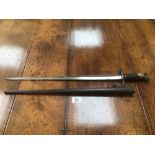 A T.BACK SWORD BAYONET MARKED 1876