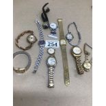 VINTAGE LADIES WATCHES, CITIZEN AUTOMATIC, SEIKO, CORVETTE, HUMA, CERTINA, SILVANA, BULER, ROTARY,