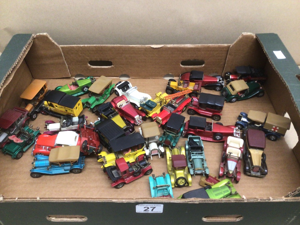 MIXED QUANTITY OF PLAY WORN DIE-CAST TOY VEHICLES MATCHBOX AND LESNEY