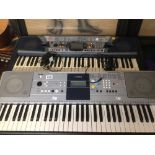 TWO YAMAHA KEYBOARDS, PSR-280, AND PSR E323