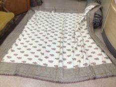 A VINTAGE BEDSPREAD 267 X 264CM