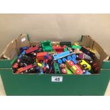 A LARGE QUANTITY OF BRIO WOODEN TRAINS