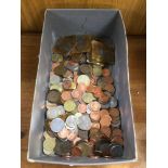 MIXED BOX OF USED COINAGE