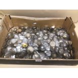 A LARGE QUANTITY OF VINTAGE GLASS LENSES