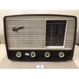 A FERGUSON BAKELITE VALVE RADIO