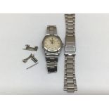 A ROLEX OYSTER PERPETUAL 6085 (BIG BUBBLE) CIRCA 1950S CASE 738243 ORIGINAL WHITE ROLEX DIAL