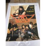 A VINTAGE AEROSMITH TOUR POSTER (GET A GRIP) 86 X 61CM