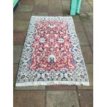 A VINTAGE PAKISTAN RUG/CARPET 199 X 119CM