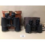 TWO PAIRS OF CASED BINOCULARS OLYMPIC 8 X 30 AND REGALE MARINE 7 X 50