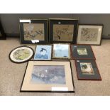 A QUANTITY OF FRAMED AND GLAZED PICTURES AND PRINTS (ORIENTAL)