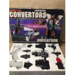 A 1980'S TRANSFORMER BY GRANDSTAND MOTORISED CONVERTORS OMEGATRON BOXED