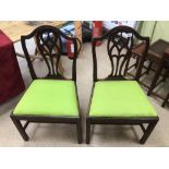 TWO HEPLEWHITE STYLE CHAIRS