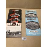 A QUANTITY OF UNITED REVIEWS, 1960'S WITH MANCHESTER CITY, UK P&P £15