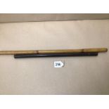 TWO MILITARY SWAGGER STICKS LARGEST 60CM, UK P&P £15