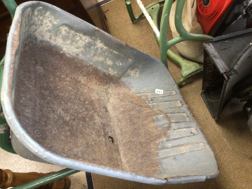 TWO PETROL LAWNMOWERS, MANGLE, PETROL STRIMMER AND WHEELBARROW (UNTESTED) - Image 5 of 7