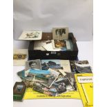 A MIXED COLLECTION OF PHOTOGRAPHS AND POSTCARDS (SOME BLACK AND WHITE) AND A PROMOTIONAL MOVIE