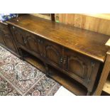 A LARGE COUNTRY SIDEBOARD