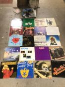 A COLLECTION OF VINYL RECORDS INCLUDING FOCUS, ZZ TOP, NEIL DIAMOND, FLEETWOOD MAC, AND MORE