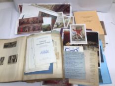 A COLLECTION OF EPHEMERA, MOSTLY COPIES OF COLOURED LITHOGRAPHS