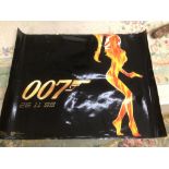 A VINTAGE THE WORLD IS NOT ENOUGH JAMES BOND 007 ADVANCE POSTER 103 X 77CM