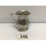 HM SILVER CHRISTENING MUG, SHEFFIELD 1900 JAMES & WILLIAM DIXON