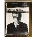 A PROMO POSTER BY DAVID BAILEY OF MICHAEL CANE FOR THE BARBICAN ART GALLERY 152 X 101 A/F