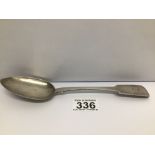 HM SILVER VICTORIAN TABLESPOON EXETER 1837 WILLIAM WELCH II 23CM