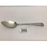 HM SILVER GEORGIAN TABLESPOONS, LONDON 1806 PETER AND WILLIAM BATEMAN 21CM