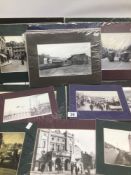 A LARGE VICTORIAN COLLECTION OF TWENTY-FOUR MOUNTED PICTURES OF AREAS OF BRIGHTON AND LOCAL SCENES