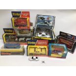 A COLLECTION OF DINKY AND CORGI TOYS MOST OF WHICH ARE BOXED