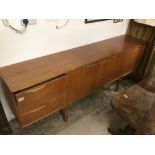 A RETRO TEAK MID-CENTURY MCINTOSH SIDEBOARD, W206 X H75 X D47cm.