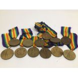 COLLECTION OF WWI MEDALS THE RECIPIENTS OF THESE MEDALS ARE 146362 BMBR. J.STEELS. R.A, 79684 G.N.