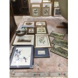 A LARGE QUANTITY OF PICTURE AND PRINTS FRAMED AND GLAZED