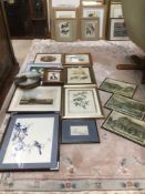A LARGE QUANTITY OF PICTURE AND PRINTS FRAMED AND GLAZED