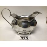 AN HM SILVER CREAM JUG JOSEPH GLOSTER BIRMINGHAM 1901/1907 178g