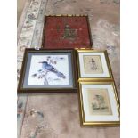 A QUANTITY OF FRAMED AND GLAZED ORIENTAL PICTURES (LUTCNG PIN, LTHN-KUAI)