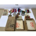 TWO BOXED WW2 CAMPAIGN MEDALS