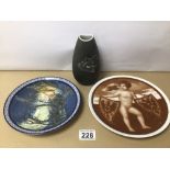 THREE CERAMIC ITEMS, ROSENTHAL AND MORE